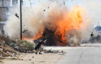 جانب من المناورة (الأناضول)