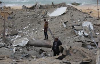 آثار القصف الإسرايلي على غزة - تصوير ياسر فتحي