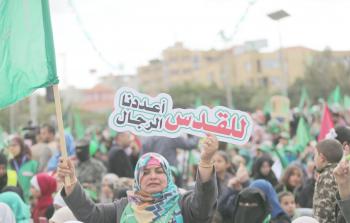 أحد جوانب المهرجان            (تصوير/ محمود أبو حصيرة)