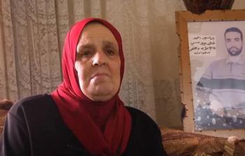 والدة الأسير أحمد الجيوسي من مدينة طولكرم