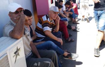 صورة للفلسطينيين المحتجزين سابقا في الجزائر 