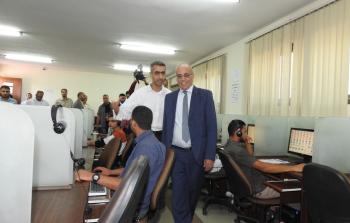 طبيلة أثناء تفقد مقرات الوزارة