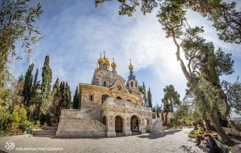 كنيسة مريم المجدلية في جبل الطور القدس الشريف