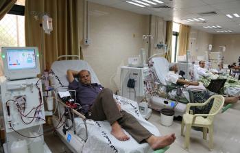 مرضى داخل إحدى مستشفيات القطاع (أ رشيف)