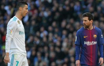 النجمانليونيل ميسي وكريستيانو رونالدو 