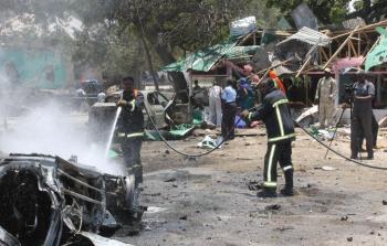صورة أرشيفية لتفجير في الصومال 