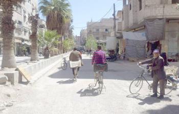 دخول المدنيين من حاجز العروبة (أرشيف)