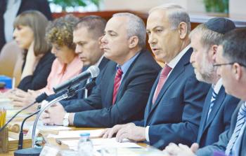 إحدى جلسات اجتماع حكومة الاحتلال