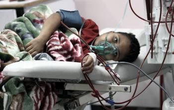 طفل مريض بغزة (أرشيف)