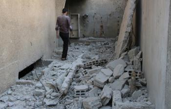 غارة سابقة على مدينة الغوطة في سوريا - الأناضول