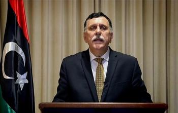صورة أرشيفية لرئيس حكومة الوفاق الليبية فايز السراج