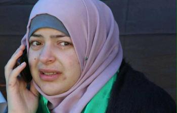 ناهد عصيدة زوجة الشهيد مازن فقهاء - أرشيف