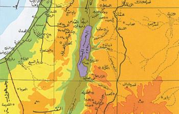 خريطة فلسطين