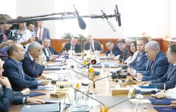 اجتماع حكومة نتنياهو (أ ف ب)