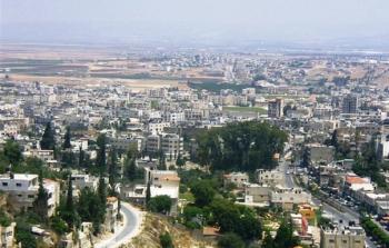 مدينة جنين في شمالي الضفة الغربية