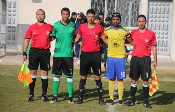 حكم الساحة محمد أبو شهلا ومساعد أول محمود الصواف  ومساعد ثان أحمد شبير