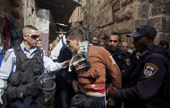 اعتقال فلسطيني في القدس (أرشيف)
