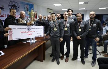 الاتحاد الفلسطيني للشطرنج يكرم الأبطال الفائزين