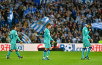 لقطة من المبارة (أ. ف. ب)