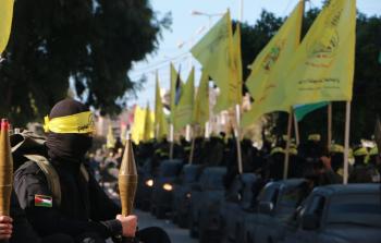 عرض عسكري لكتائب شهداء الأقصى بغزة