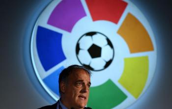 رئيس رابطة الدوري الإسباني لكرة القدم خافيير تيباس