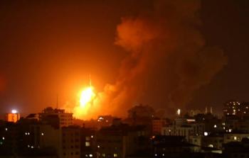 الاحتلال يقصف غزة (أرشيف)