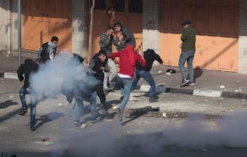 مواجهات في الضفة (الأناضول)