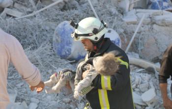 ضحايا في إدلب جراء قصف روسيا والنظام السوري (أرشيف)