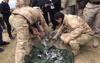 بقايا صواريخ إيرانية سقطت على العراق (أرشيف)