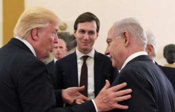 نتنياهو برفقة ترامب وكوشنر (أرشيف)