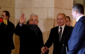 بوتين وعباس في بيت لحم (الأناضول)