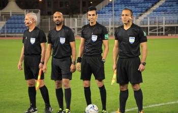 الحكمان الدوليان الفلسطينيان سامح القصاص وحسام الحرازين