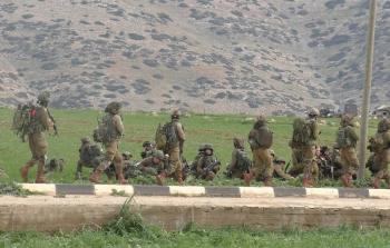 قوات الاحتلال تنفذ تدريبات عسكرية عدة مرات سنويا في الأغوار الشمالية (ارشيف)