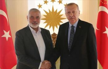 هنية يلتقي أردوغان