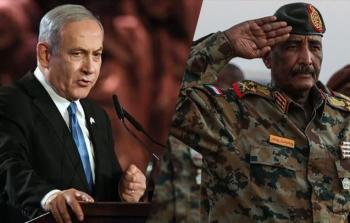 نتنياهو والبرهان في صورة مدمجة (أرشيف)