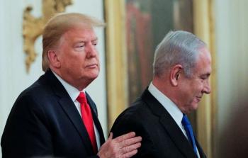 بنيامين نتنياهو (يمين) ودونالد ترامب