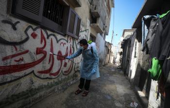 تعقيم مرافق بغزة خشية 