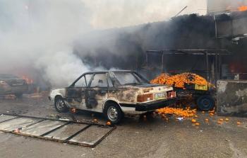 صورة من مكان الحادث