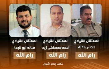 قادة حماس الذين اعتقلهم الاحتلال صباح اليوم