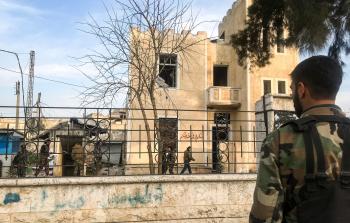 مركز شرطة سوري (أ ف ب)