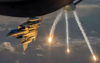 طائرات أمريكية تنفذ مهمة فوق العراق في 16 مارس/ آذار 2018 (أرشيف)