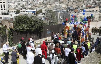 (إسرائيل) تكرس الفصل العنصري بالضفة (أ ف ب)