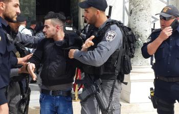 اعتقال أحد المواطنين المقدسيين (أرشيف)