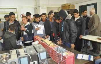 جانب من التعليم التقني بغزة (أرشيف)