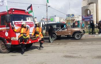 جانب من المسير المحمول (تصوير ربيع أبو نقيرة)