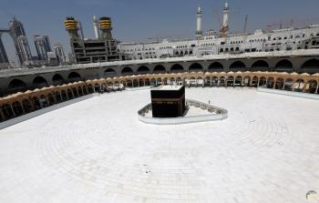 الكعبة المشرفة فارغة تماما في ظل جائحة كورونا (أرشيف)