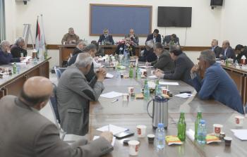 جانب من الاجتماع في غزة (تصوير: محمود أبو حصيرة)