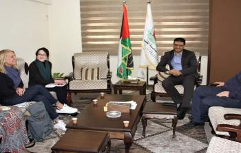 جانب من لقاء وكيل وزارة الصحة مع وفد منظمة أطباء بلا حدود بلجيكا