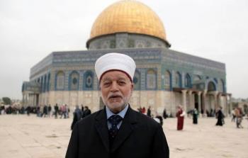 مفتي القدس والديار الفلسطينية الشيخ محمد حسين (أرشيف)