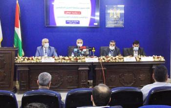 جانب من اللقاء في غزة